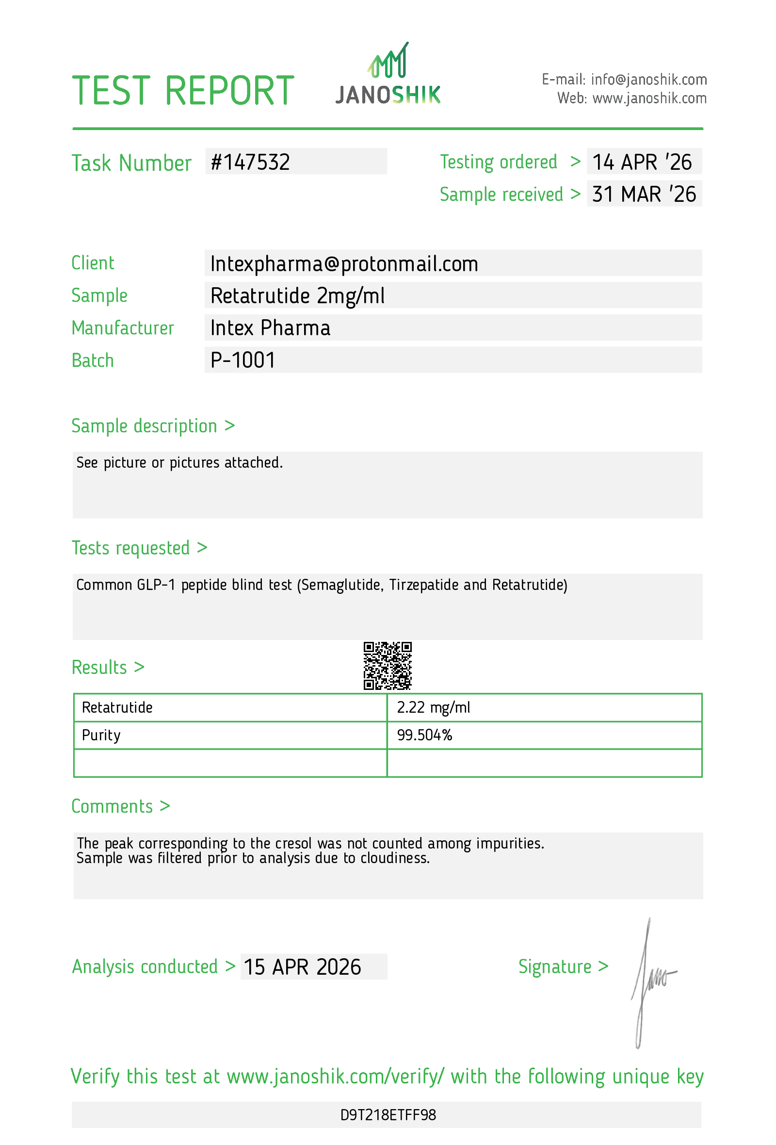 Intex Retatrutide 2mg - Image 2