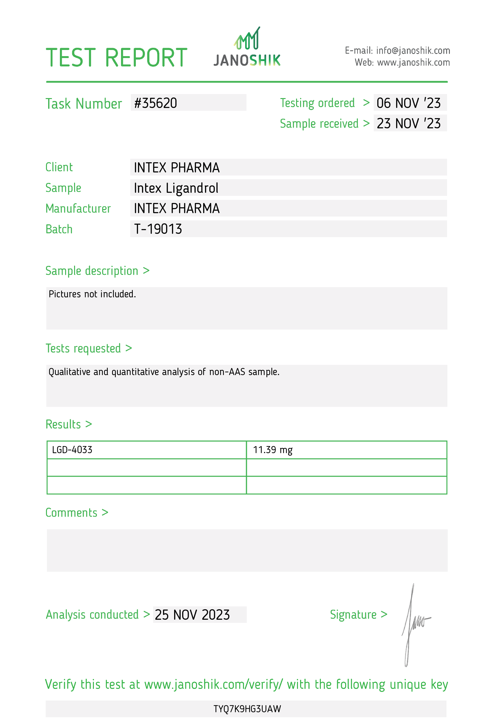 Intex Ligandrol - Image 2